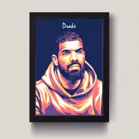 تابلو مدل دریک Drake کدS0109-b | دنیای قاب