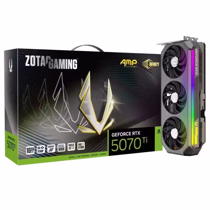 کارت گرافیک زوتک RTX 5070 TI AMP Extreme Infinity 16G
