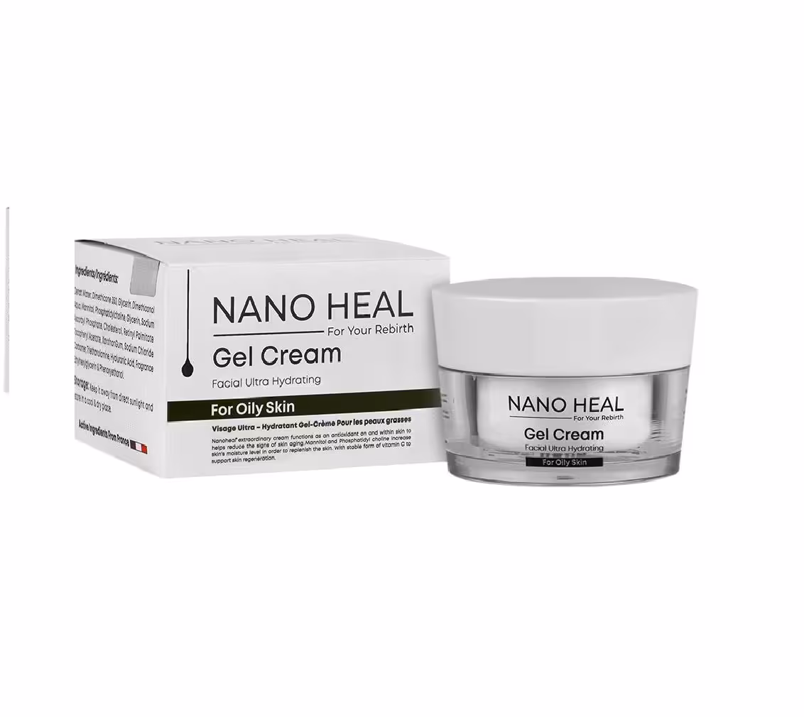 ژل کرم آبرسان پوست چرب نانوهيل 50ml