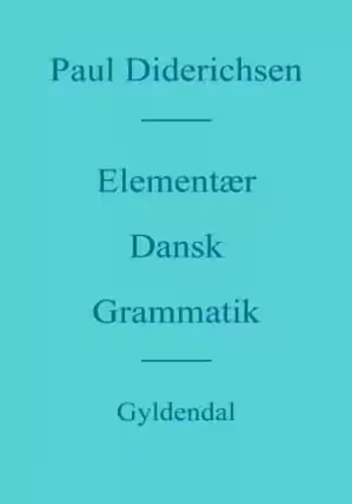 المنتر دنسک گرمتیک | کتاب دانمارکی Elementær dansk grammatik