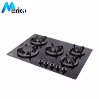 گاز رومیزی اخوان کد G7 پنج شعله شیشه مشکی