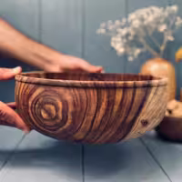 کاسه چوبی آکاسیا کد 0206