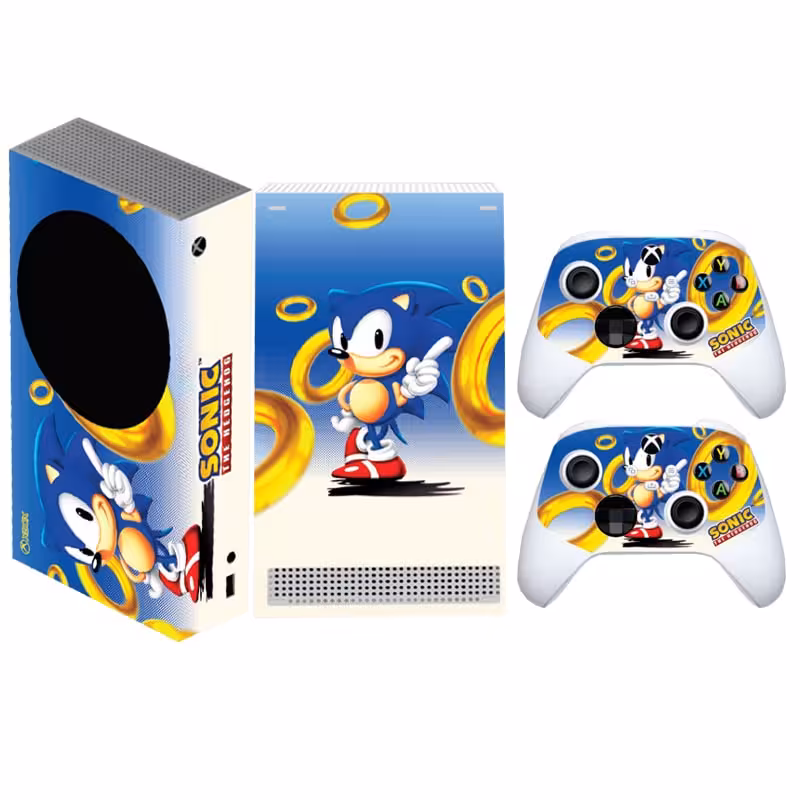 برچسب کنسول Xbox series s game over طرح سونیک sonic