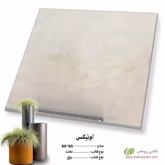 سرامیک پرسلان اونیکس 60*60 کاشی روناس