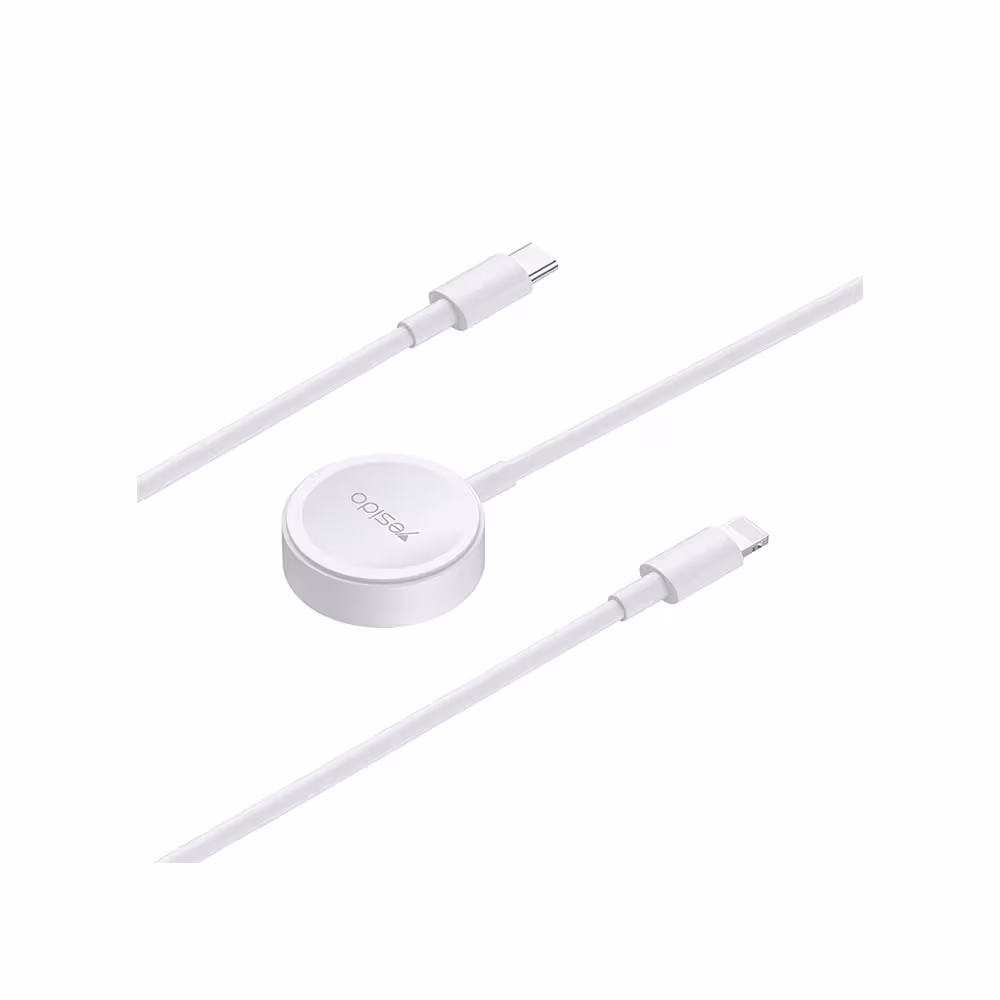 کابل 2در1 تبدیل USB-C به لایتنینگ بهمراه شارژر مگنتی یسیدو مدل Yesido CA113