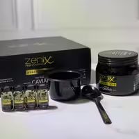 ست خاویار تراپی مو زنیکس zenix برای بازسازی و ترمیم ساختار مو