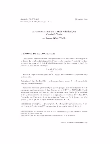 خرید و دانلود نسخه کامل کتاب Séminaire Bourbaki, Vol. 46, 2003-2004, Exp. 924-937