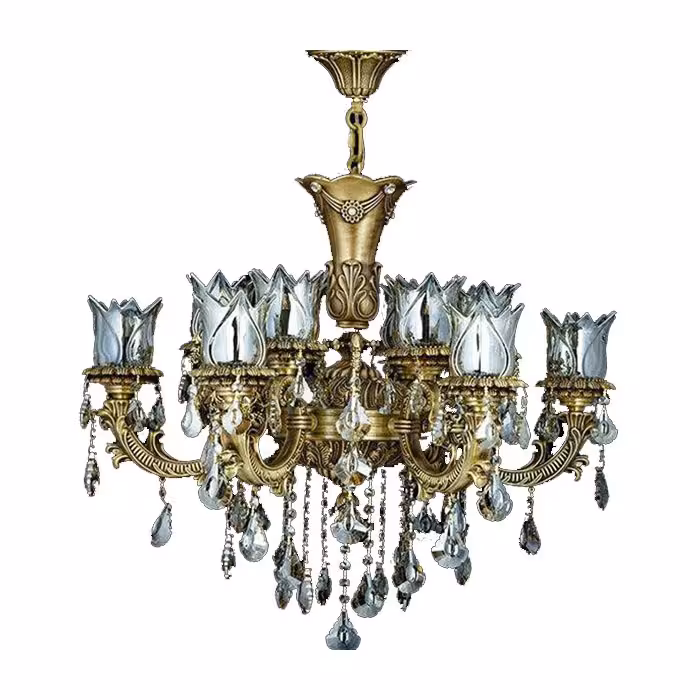 لوستر دایکاست چشمه نور ۱۲ شعله کد S3589/6A