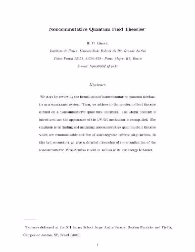 خرید و دانلود نسخه کامل کتاب Noncommutative quantum field theories