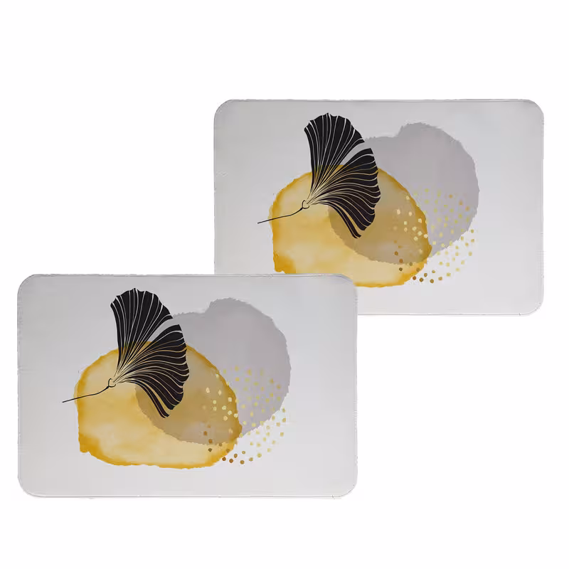 زیربشقابی طرح گل کد 8991 بسته 2 عددی | کالا مکس