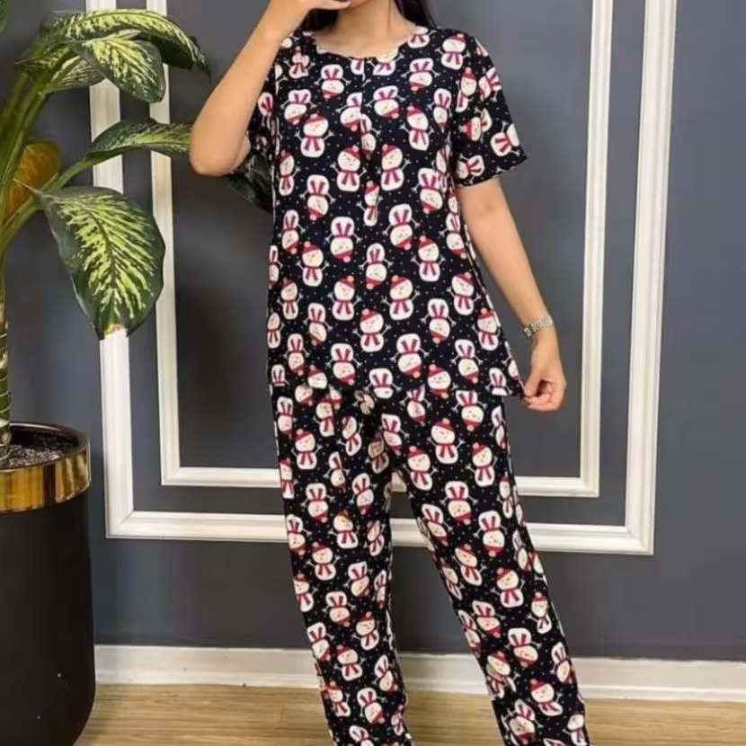 بلوز و شلوار ست نخی کره ای