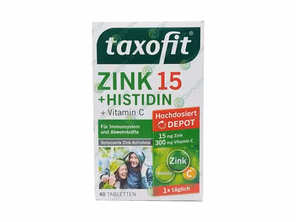 قرص زینک 15 پلاس و هیستیدین تاکسوفیت