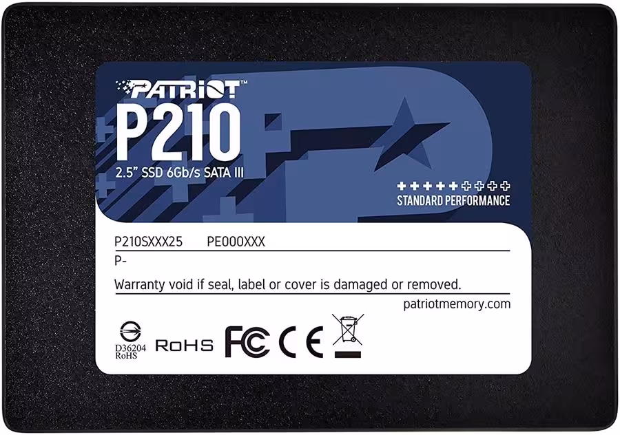 حافظه SSD اینترنال پاتریوت مدل P210 SSD SATA3 ظرفیت 2 ترابایت