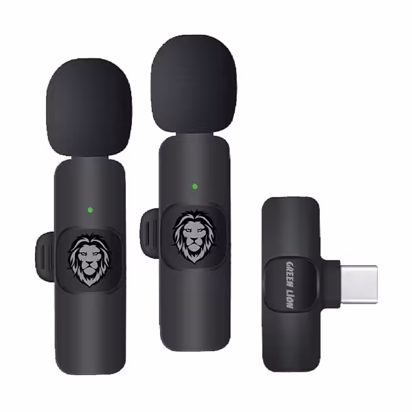 میکروفون بی سیم 3in1 گرین لاین – دارای 2 فرستنده