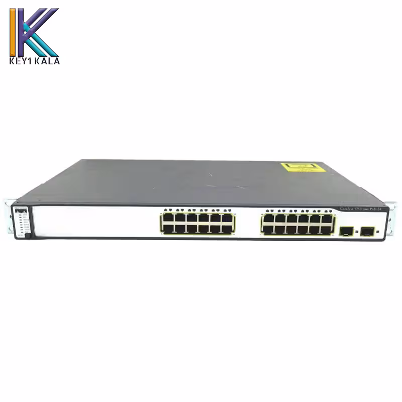 سوئیچ شبکه سیسکو 24 پورت WS-C3750-24PS-S