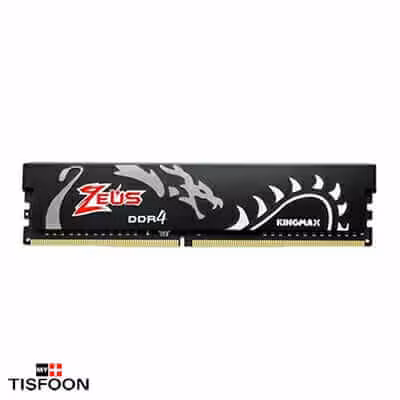 رم کامپیوتر کینگ مکس DDR4 مدل Zeus Dragon 3200Mhz CL16 ظرفیت 16 گیگابایت