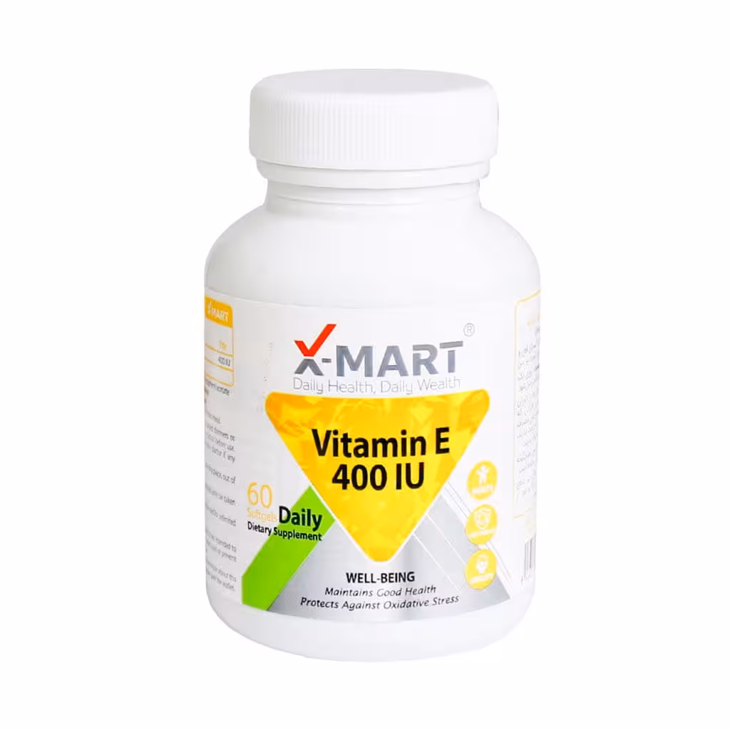 کپسول ویتامین ای 400 ایکس مارت 60 عددی