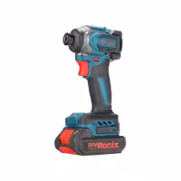 پیچ گوشتی شارژی ضربه ای رونیکس براشلس 20 ولت مدل 8653