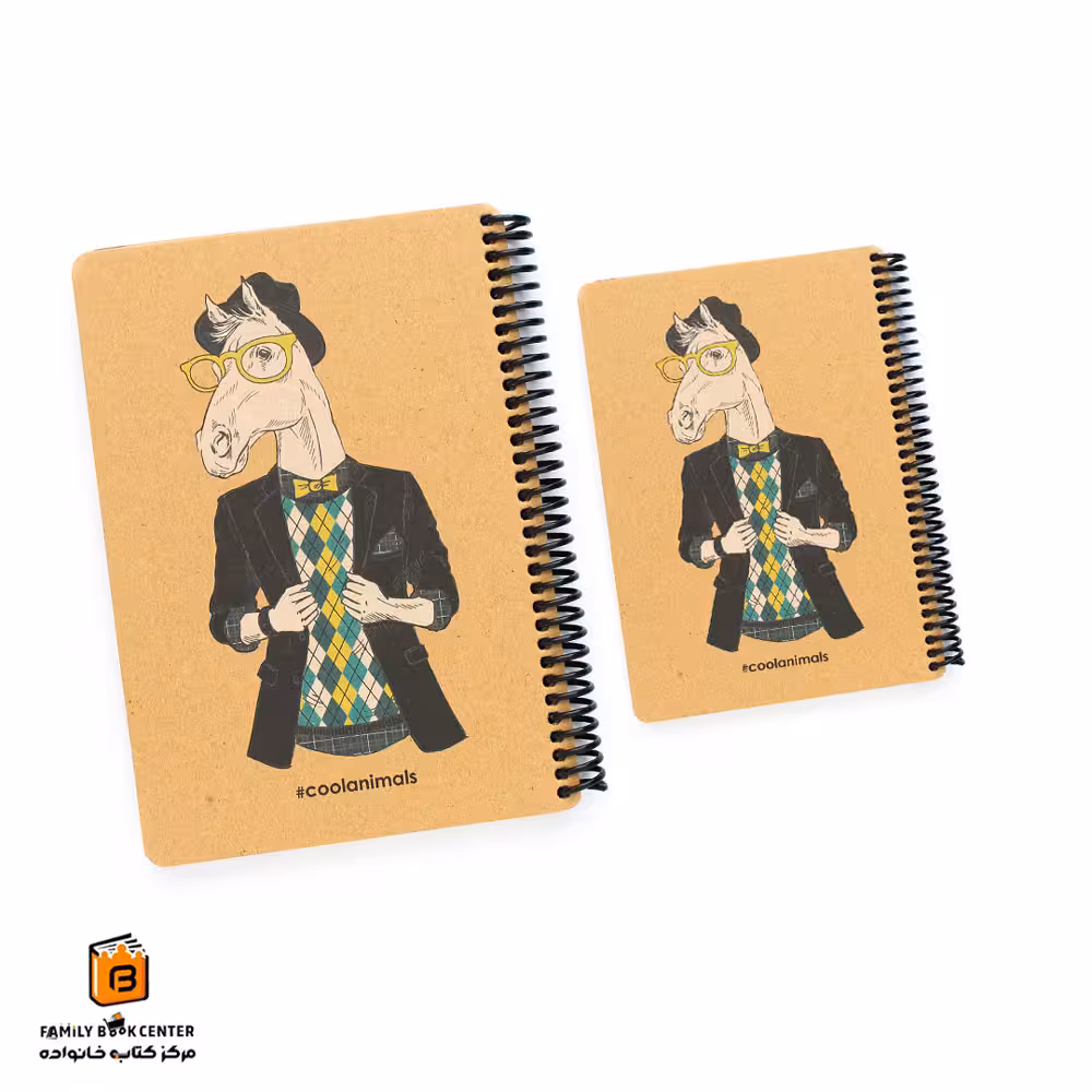 دفتر و دفترچه کرافت حیوانات دات نوت طرح اسب (dotnote)