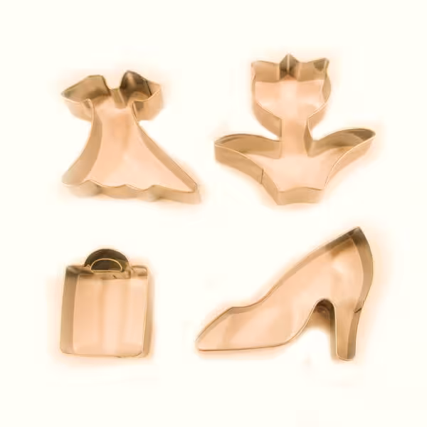 کاتر برش 4 تایی طرح دخترانه