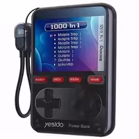کنسول بازی رترو 2 در 1 و پاوربانک 10000 میلی آمپر یسیدو مدل Yesido YP87 Gaming power bank