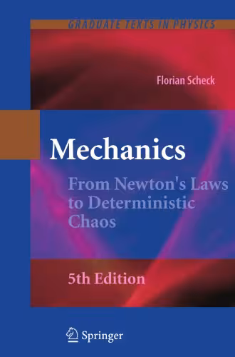 خرید و دانلود نسخه کامل کتاب Mechanics: From Newton’s Laws to Deterministic Chaos