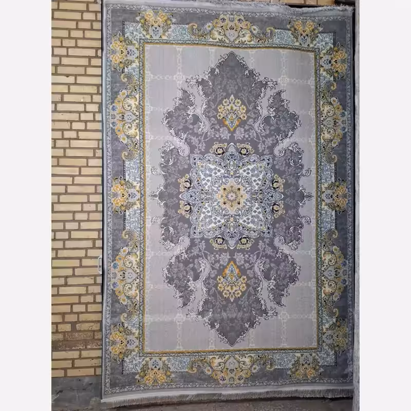 فرش ساوین گلیم پرزدار ماشینی کاشان6متری کد2049(هزینه ارسال باخریداروپس کرایه میباشد)