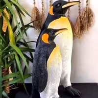 مجسمه پنگوئن جفتی