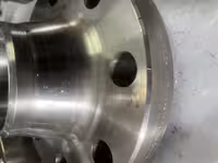 فلنج گلودار "3 ریس فیس   کلاس 600  رده 40 B16 از جنس     SA182/F 316L