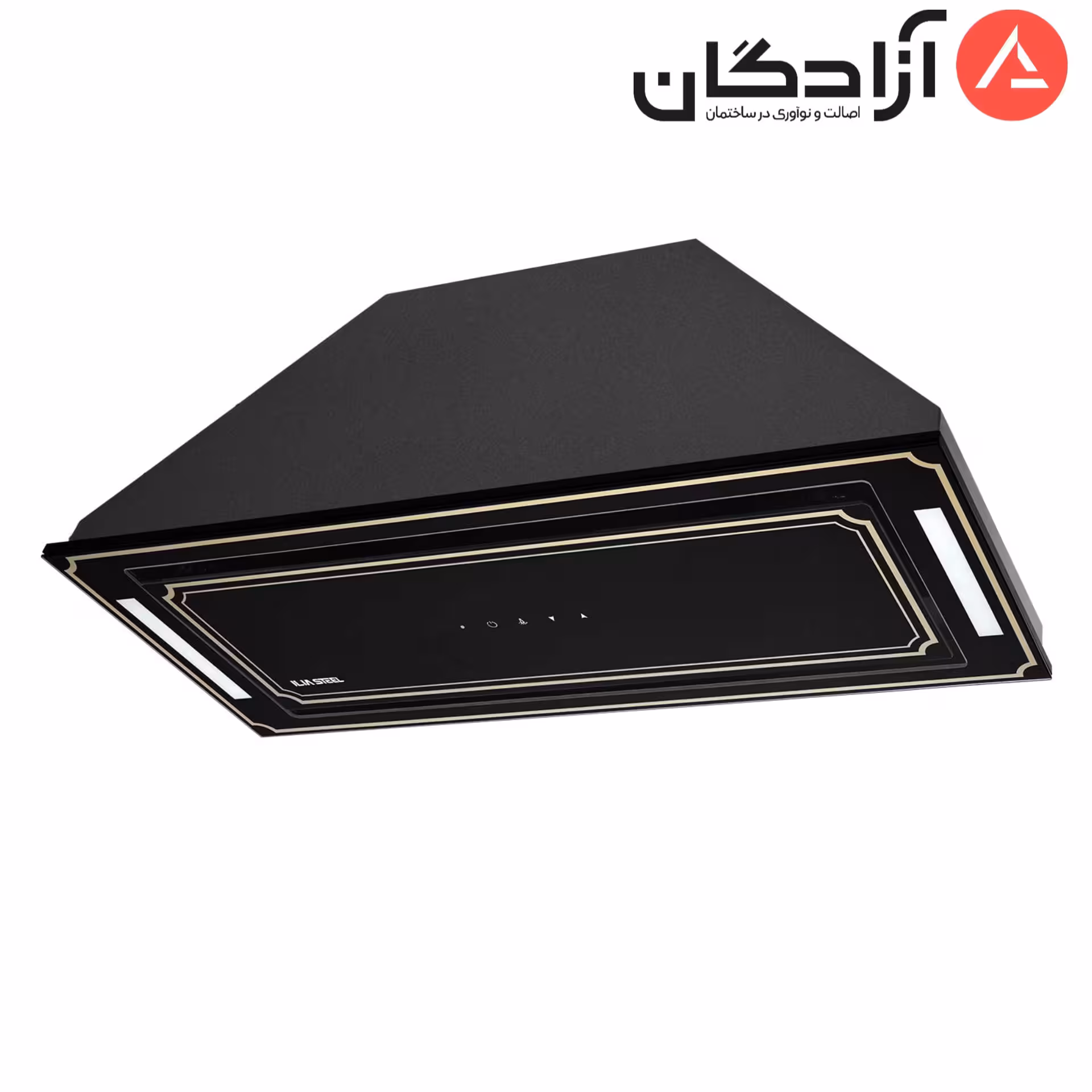 هود ایلیااستیل مدل دیبا طلایی