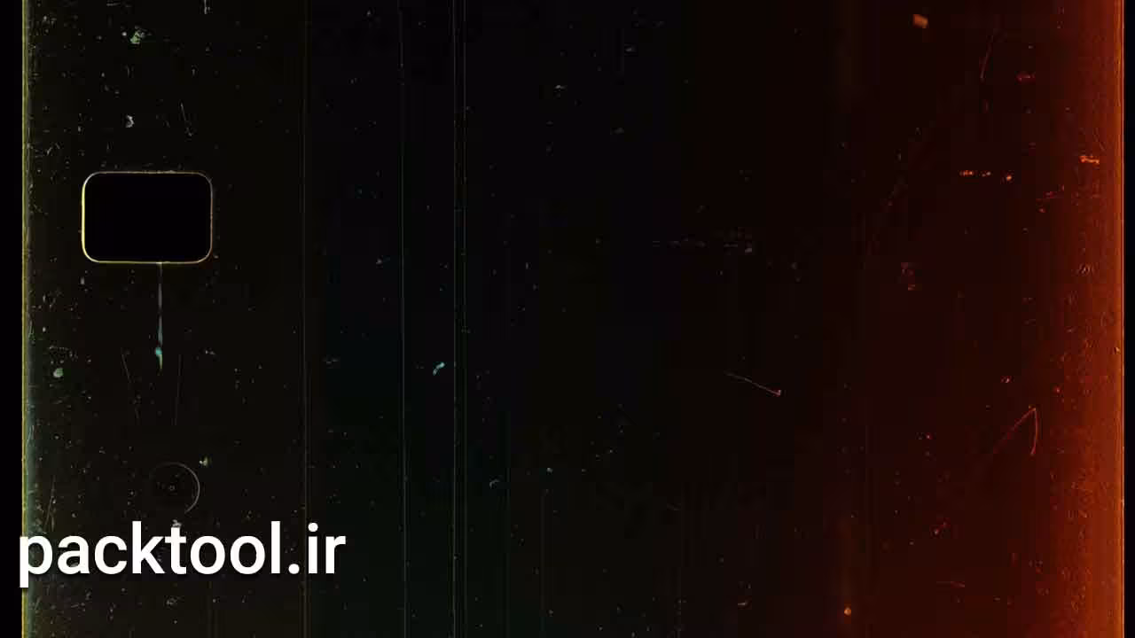 دانلود فوتیج اورلی خط و خش و بافت کثیف گرینی Film Overlay With Scratches And Grain - پک تول