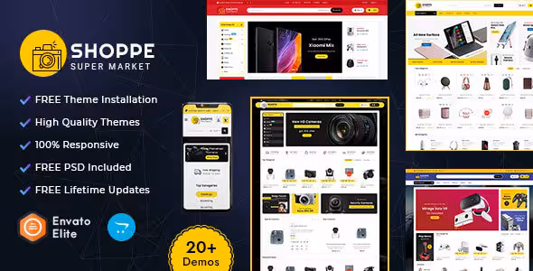 دانلود قالب اپن کارت چندمنظوره Shoppe