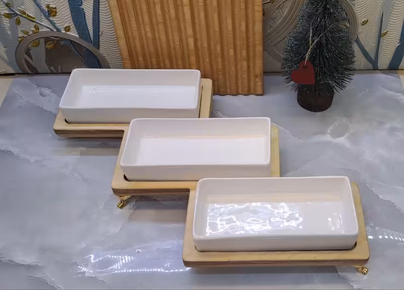 اردو خوری 3 خونه مستطیل (پست پیشتاز پس کرایه)