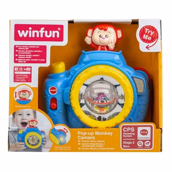 دوربین جغجغه‌ای میمون وین فان winfun