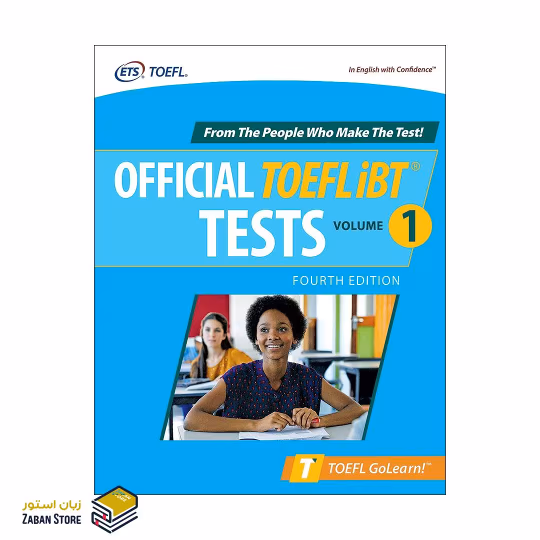 OFFICIAL TOEFL iBT Tests Volume 1 Fourth Edition آفیشال تافل آی بی تی تست ولوم یک ویرایش چهارم