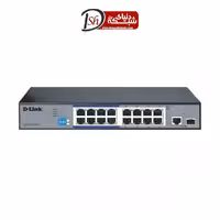 سوییچ 16 پورت دسکتاپ دی لینک مدل DES-F1016P-E - دنیای شبکه برتر