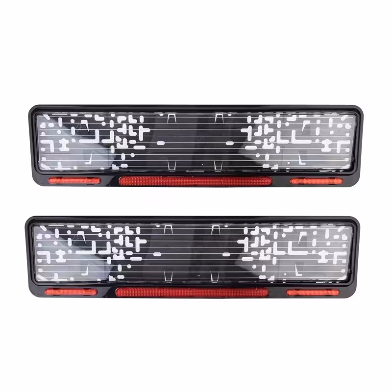 قاب پلاک خودرو طلق داربسته 2عددی