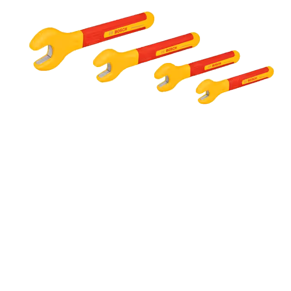 ست 4 عددی آچار یک سر تخت بوش عایق 1000 ولت