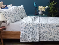 ست روانداز تابستانی مادام کوکو طرح Brantes دونفره 4 تکه