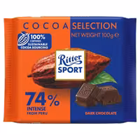 شکلات تلخ 74 درصد ریتر اسپورت – 100 گرم