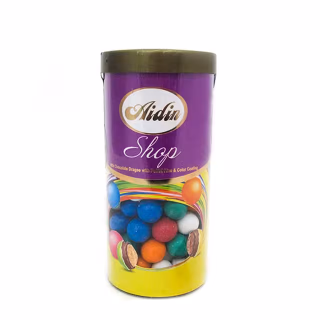 دراژه شکلاتی رنگی آیدین 230 گرمی