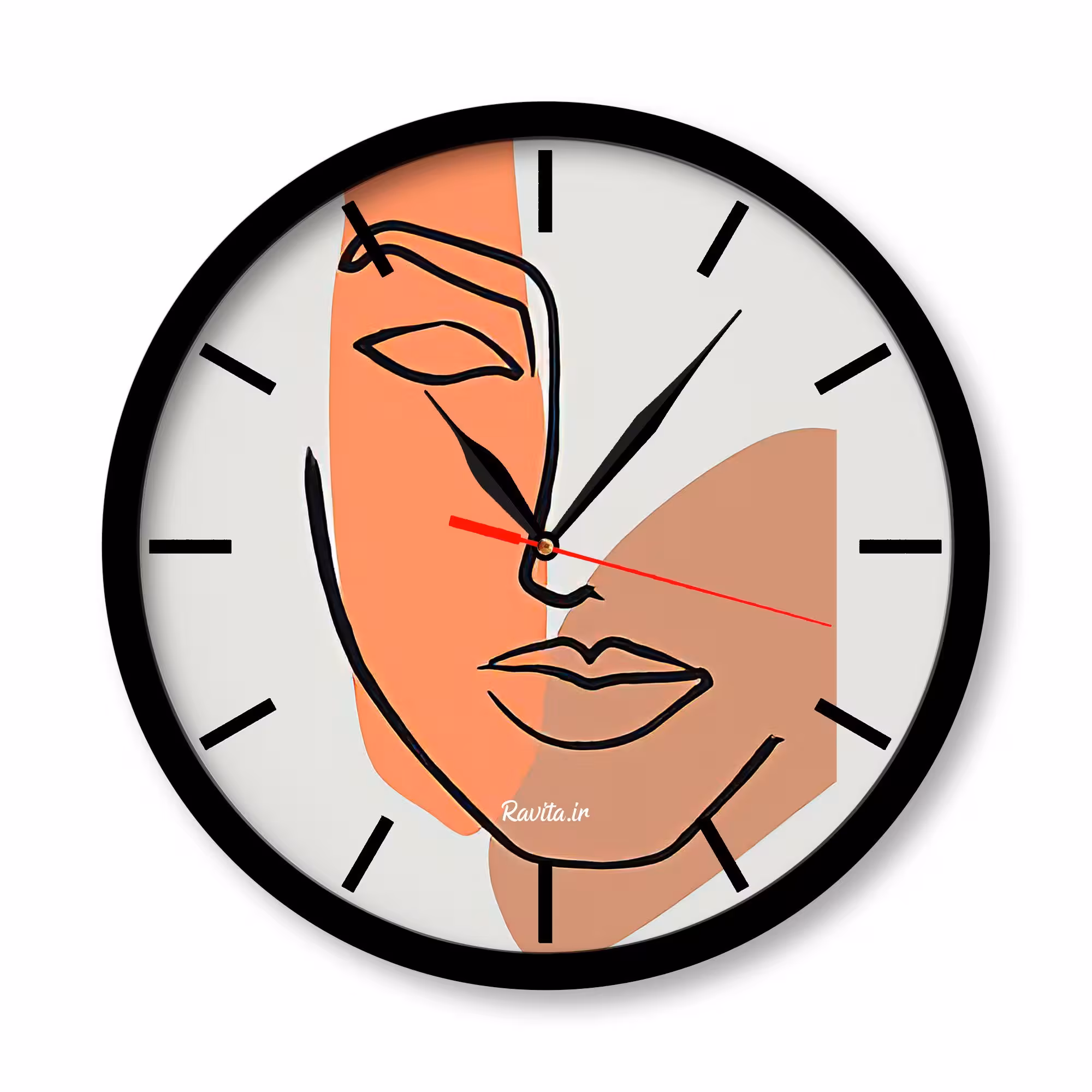 ساعت‌ دیواری راویتا طرح کلاسیک کد 3264