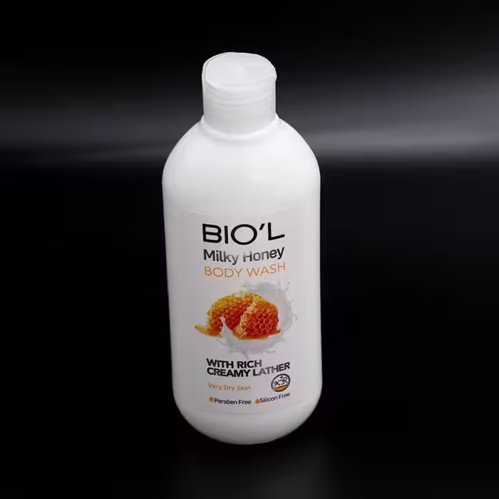 عمده فروشی شامپو بدن کرمی BIOL پوست های خیلی خشک Milky Honey بیول 400میل 92201