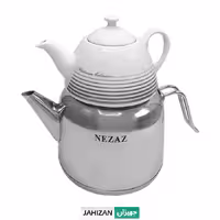 کتری قوری استیل کف چدن نزاز مدل 2400