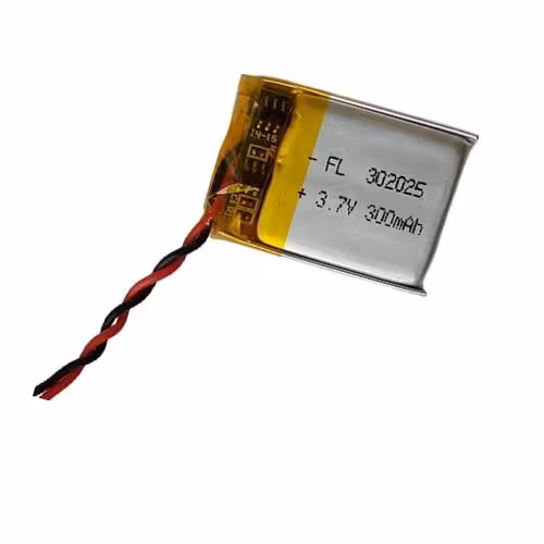 باتری پلیمر 302025 ظرفیت 300 میلی آمپر