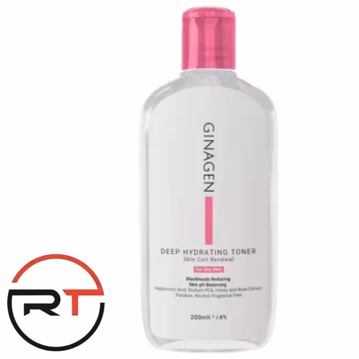 محلول پاک کننده آرایش ژیناژن مناسب پوست خشک 200 میلی