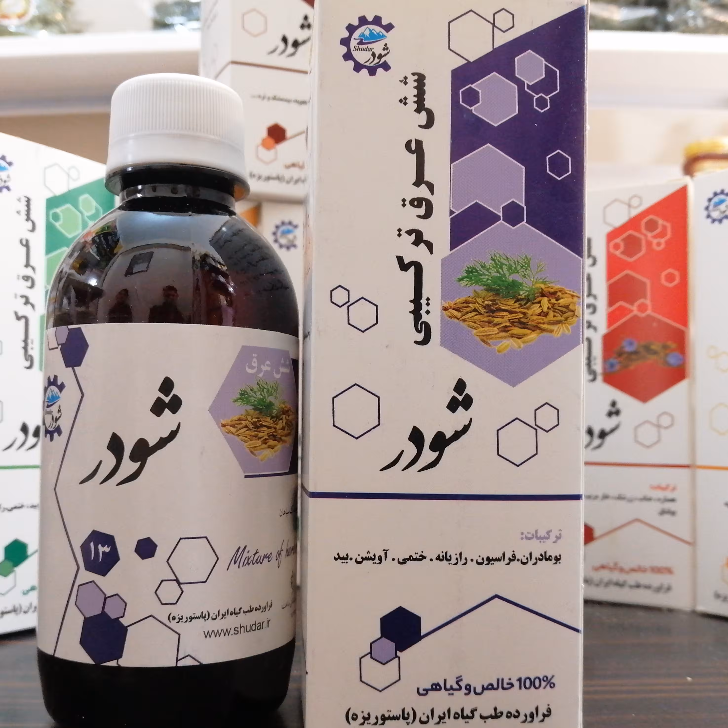 عرق 6 گیاه ترکیبی رفع کیست و فیبروم( غلیظ شده) 