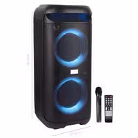 اسپیکر چمدانی بلوتوثی هایکو استار Party Box HPS-6013   میکروفون و ریموت کنترل