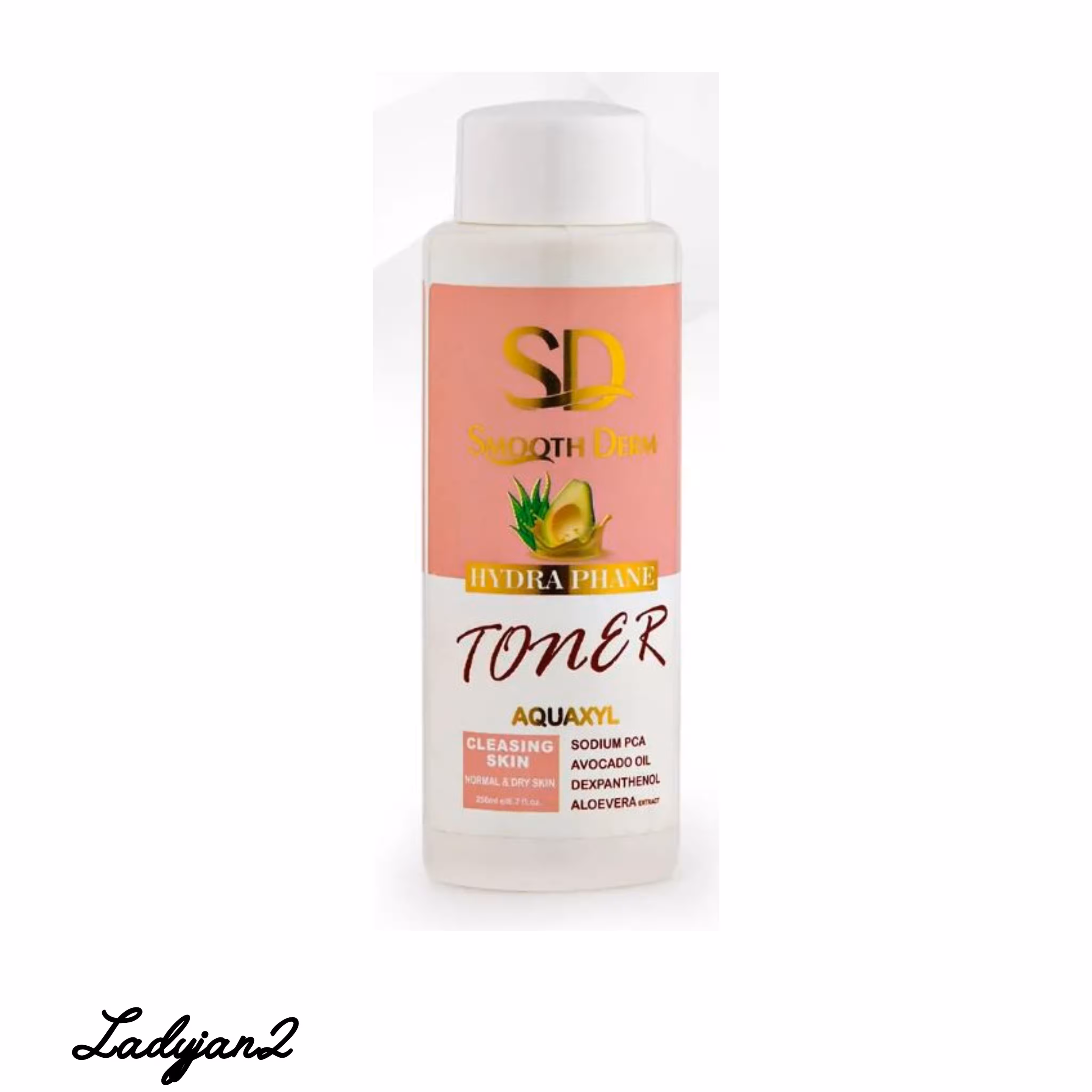تونر فاقد سولفات پوست خشک اسموت درم 250ml