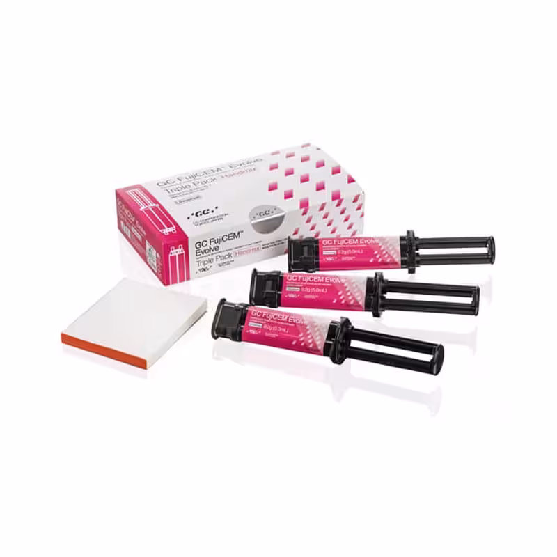 گلاس آینومر لوتینگ تقویت شده GC – Fuji Cem Evolve RMGI